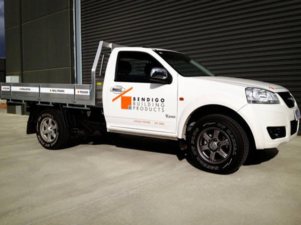 Bendigo Building Products Great Wall Ute Fleet Graphics - SignMob (Central VIC)